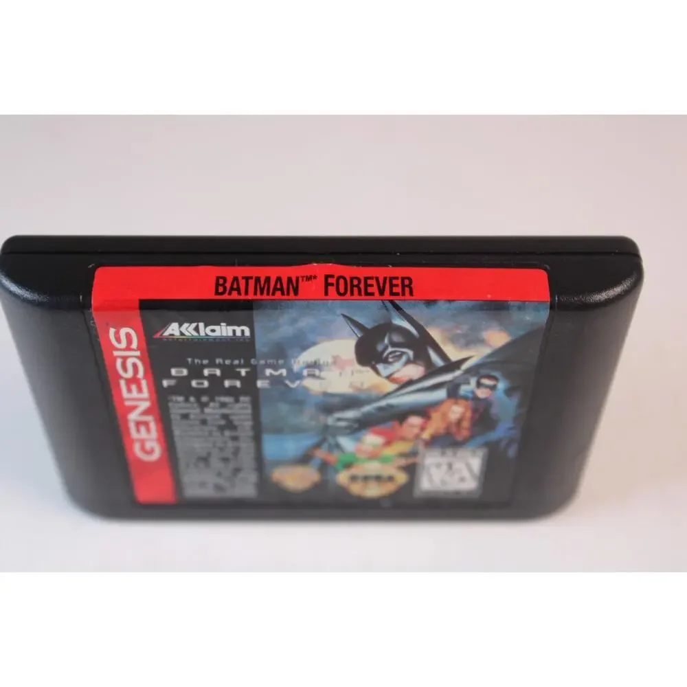 Batman Forever (Sega Genesis) Authentic, game cart only, tested/works